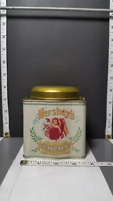 Hershey's Cocoa Vtg. Collectors Tin ; Gold Yellow Green Vines / Bristol Ware • $3.99