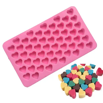 Mini Heart Mold Silicone Ice Cube Tray DIY Chocolate Fondant Mould 3D Past..x • $2.69