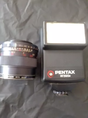 Vintage Camera Lens & Flash. Flash Pentax AF260Sa Not Tested. See Photos. • $0.99