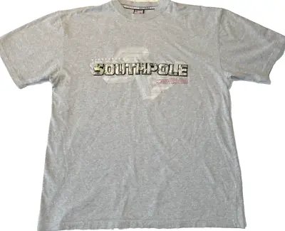 Southpole T Shirt Adult XL Gray Short Sleeve Urban Streetwear Casual Garb Men • $18.88