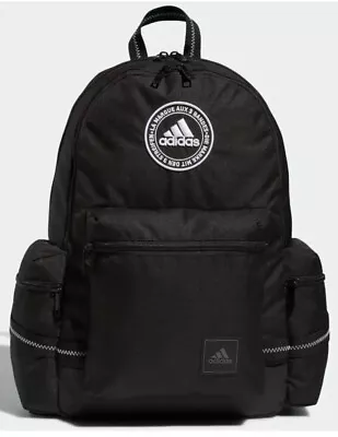 ADIDAS CITY ICON Unisex 17  STUDENT Backpack Laptop Black NEW WITH TAGS • $27.29