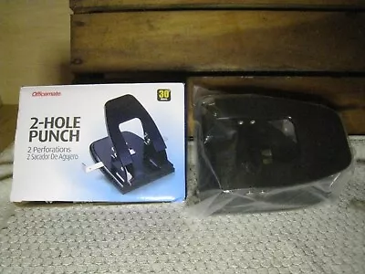 NIB OFFICEMATE 2 HOLE PUNCH 1/4” HOLES UP TO 30 SHEETS CRAFTS New Open Box • $14.75