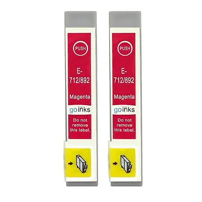 £7.45 • Buy 2 Magenta Ink Cartridges For Epson Stylus DX400 DX6050 S20 SX115 SX405 SX510W