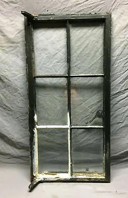 VTG Tudor 18x39 Industrial Steel Casement 6 Lite Glass Window Old Black 563-24B • $595