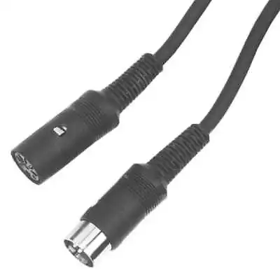 Calrad 55-908A Midi Cable 5 Pin DIN Plug To 5 Pin DIN Jack 15' Long • $9.45