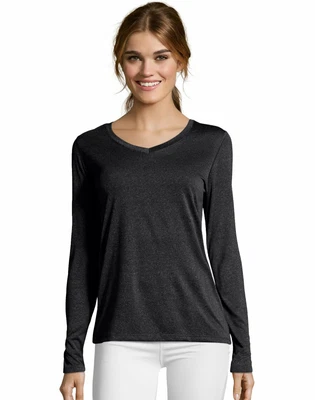 $13 • Buy Hanes Women's Long-Sleeve V-Neck T-Shirt Performance Sport Cool DRI Sizes S-2XL