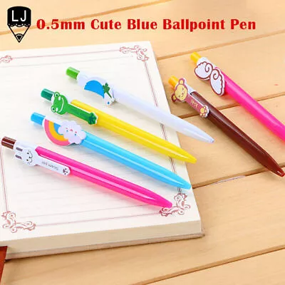 1x Cute Gel Pens Ballpoint Pen Set Study Stationery Student Kids Gift Kawaii 0.5 • £2.69