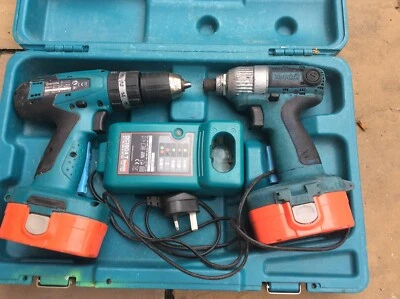 £19 • Buy Makita 18v Cordless 8391d Combi Drill, 6936fd Impact Driver,  Batteries, Etc Etc
