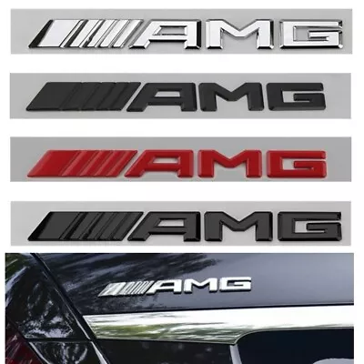 AMG LOGO Badge Emblem Sticker For Mercedes Benz A C E CLA GLA GLC GLA AUS • $12.95