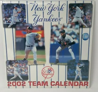 New York Yankees 2002 Team Calendar Brand New Sealed MLB.Com • $12.99