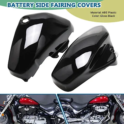 Gloss Black ABS Battery Side Fairing Covers For Suzuki Boulevard C50B C50 Boss • $63.63