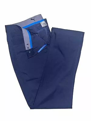 Puma Men's Size 36x32 Navy 5 Pocket Chino Golf Pants EUC • $19.90