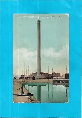 Vintage Postcard-Highest Concrete Stack In The World Butte Montana • $2.95