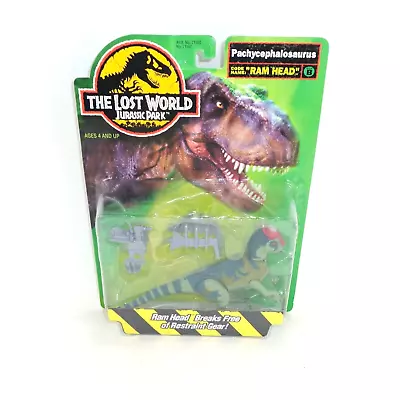 VTG 1996 Kenner Jurassic Park Lost World Pachycephalosaurs Ram Head Fig New MOC • $60