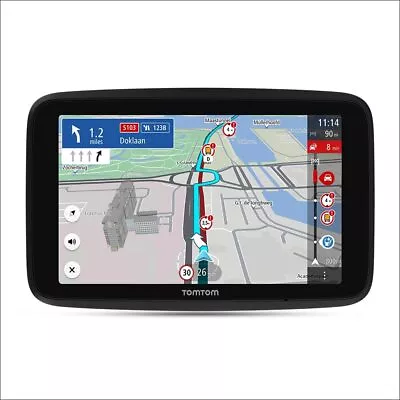 TomTom GO Expert Truck Sat Nav 6  World Maps - Black A • £239.89