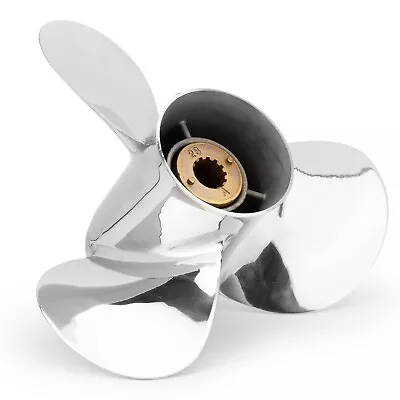 JSPROP OEM 10 3/8x14 Stainless Steel Boat Propeller Fit Mercury  20-75HPRH • $157.17