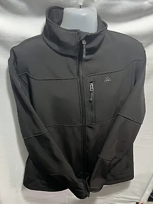 Snozu Performance Men's Size L Waterproof Winter Fleece Full Zip Jacket Black • $22.50