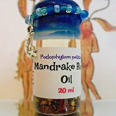 Mandrake Root Oil Ritual Magick Wicca Spell Casting Witchcraft Oil 20 Ml • $9