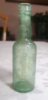 Rustic Antique Aqua Green Bottle LEA & PERRINS WORCESTERSHIRE SAUCE (#2) • $12