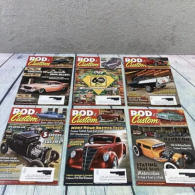 Rod And Custom Magazines Lot Of 6 Issues Hot Rods Cars Garage 2012-2014 RC-19 • $13.99