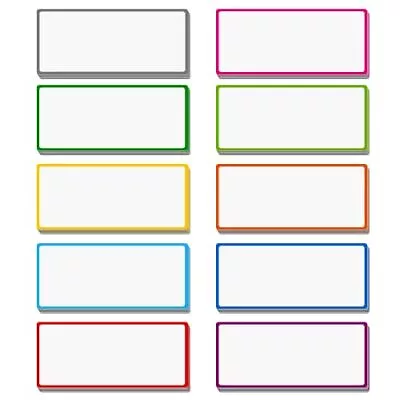 40 Pcs Magnetic Dry Erase Labels Blank Writable Label Stickers Name Plate Tags • $10.56
