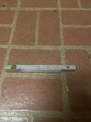 Vintage Lufkin 72  Aluminum Metal Folding Ruler ~ 1206 • $25