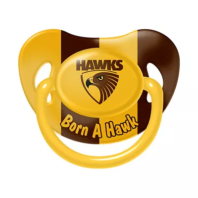 Hawthorn Hawks AFL Infant Baby Dummy Pacifier New Born Baby Shower Gift • £5.11