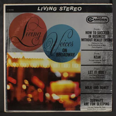 LIVING VOICES: On Broadway RCA CAMDEN 12  LP 33 RPM • $8