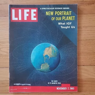 Life Magazine Our Planet Billy Graham JFK Martin Luther King November 7 1960 • $11.21