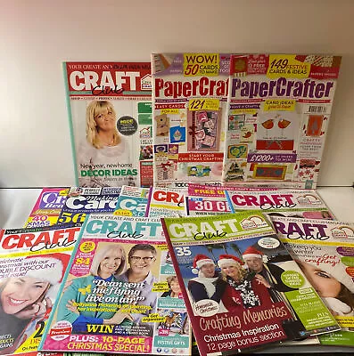 Bundle Of 15 Craft Club Paper Crafter And Making Cards Magazine  • £17.24