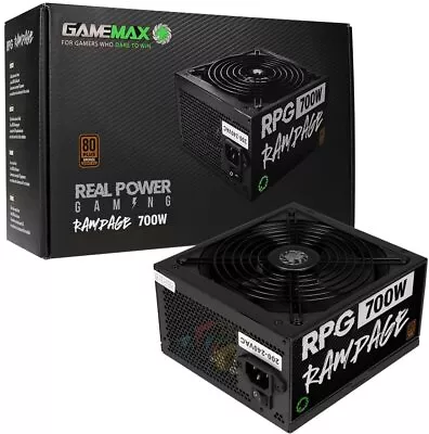 £43.18 • Buy GameMax RPG Rampage 700W Power Supply 80 Plus Bronze
