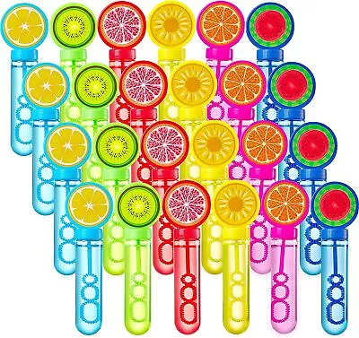 24-Piece Mini Bubble Wands Bulk With Bubble Liquid Summer Toy Party Favor (2OZ) • $18.99