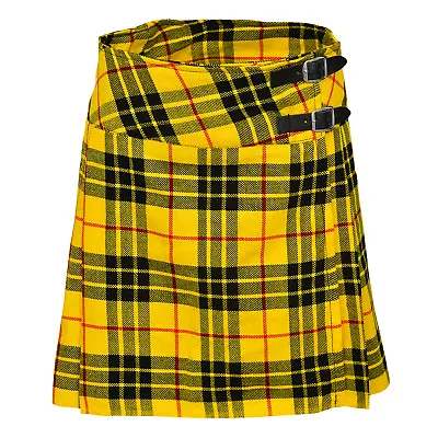 Ladies Knee Length Kilt Skirt 20  Length Tartan Pleated Kilts - Macleod Of Lewis • $13.01