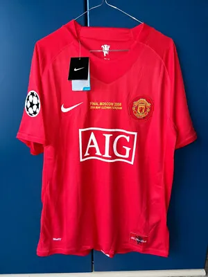 Manchester United #7 Shirt Jersey Final Champions 2008 • $43