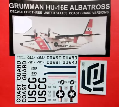 Grumman HU-16E Albatros _ 1/48 Decals • $10