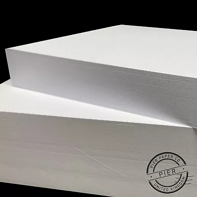 £2.99 • Buy A6 White Plain Postcards - Index Cards - Invite Cards - 250gsm - Pier Paper Co.