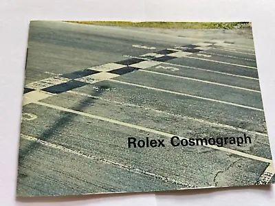 VINTAGE ORIGINAL ROLEX COSMOGRAPH DAYTONA BOOKLET FOR 6263 6265 DEUTSCH Germany • $995