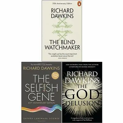 £28.99 • Buy Richard Dawkins 3 Books Collection Set The Blind Watchmaker Paperback NEW