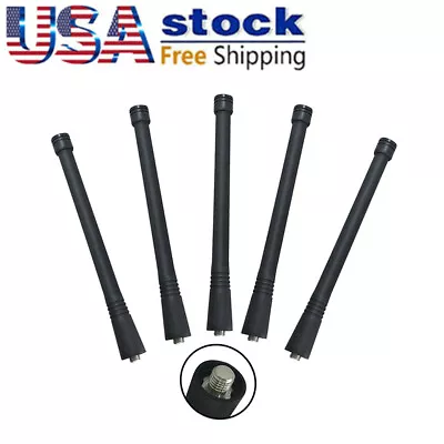 5 Pack VHF Antenna Fits For CP185 CP200 HT750 HT1250 GP300 GP340 Protable Radio • $14.99