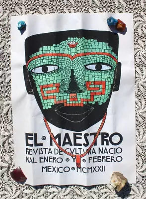 El Maestro Poster Mexican Art And Exhibition 1922 Remake • $10.99