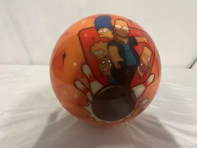 Brunswick The Simpsons All Over USBC Viz-a-Ball 2007 Bowling Ball RARE UNDRILLED • $100