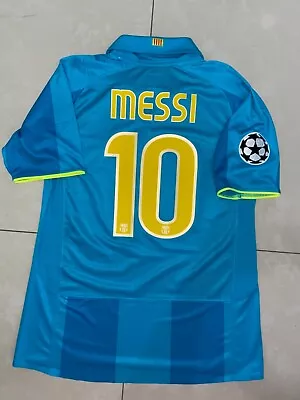 Messi Barcelona  Champions League 2008-2009 Match Un Worn Shirt  • $1500