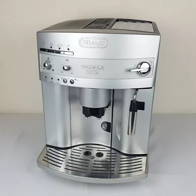 Delonghi Magnifica Rapid Cappuccino Twin Boiler ESAM3300 Silver Refurbished • $297