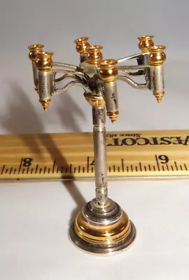 VTG Yossi's Dudek Swed Masters Workshop Miniature Silver Traveling Candlestick • $384.99