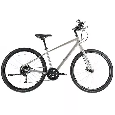 2022 TREK VERVE 3 Disc Upright Hybrid Comfort Bike Bicycle // Medium M // Silver • $999.95