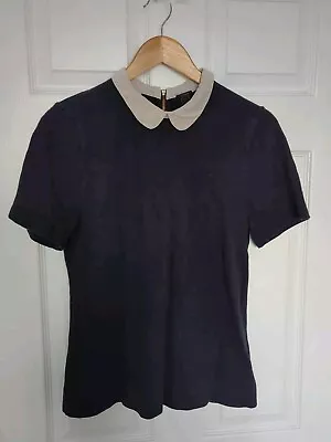 J.Crew Peter Pan Collar Top Medium • $12