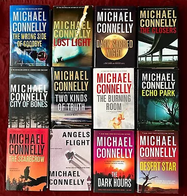 Michael Connelly Collection Harry Bosch Universe Lot Of 12 Hardcover 1st Edition • $42