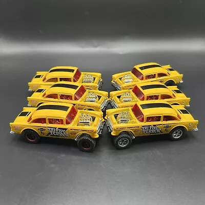 Hot Wheels 55 Chevy Bel Air Gasser Super Custom Real Rider Tire Swap Lot • $7.50