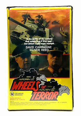 Wheels Of Terror Aka The Misfit Brigade VHS PAL Rare EX-RENTAL Clamshell 1987 • $25