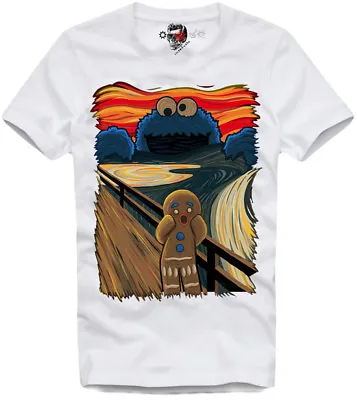 £22.78 • Buy E1syndicate T Shirt Cookie Monster KrÜmelmoster The Scream Elmo 4075 